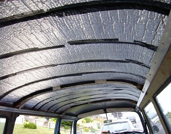 Bubble insulation for camper van insulation 